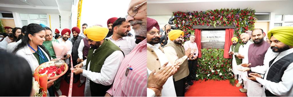 SubDivisional Hospital built at a cost of 2165 crore rupees in Dhuri and MotherChild Health Centre dedicated to the people Chief Minister Bhagwant Singh Mann